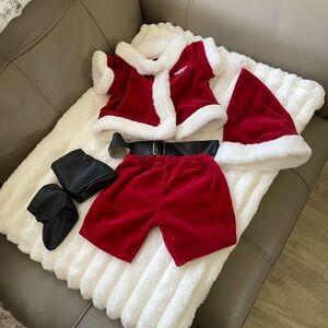 Vintage Teddy Ruxpin Santa outfit and original vest